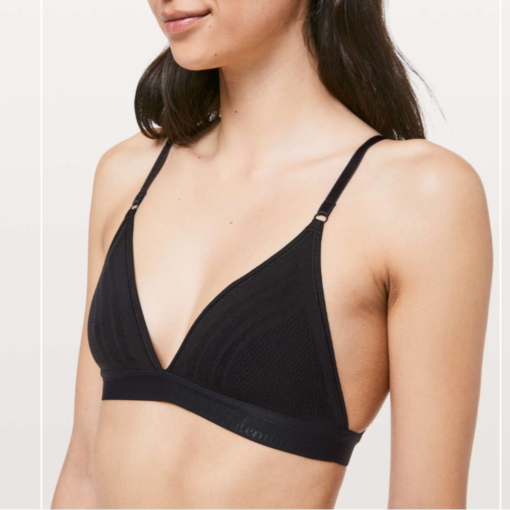 VGUC Lululemon Uncover Me Bralette, Black, Sz M